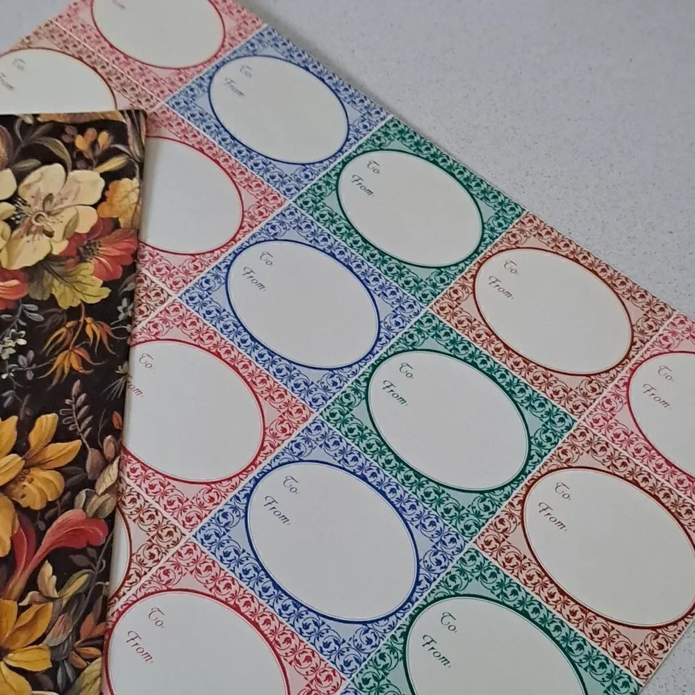 English Chintz Floral Designs Classic Gift Wraps Victoria & Albert Museum London